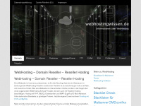 webhostingwissen.de Webseite Vorschau
