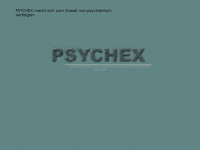 psychex.ch Webseite Vorschau