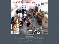 klangs-musikatelier.de Webseite Vorschau