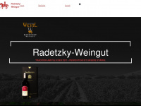 radetzky-weingut.at Webseite Vorschau