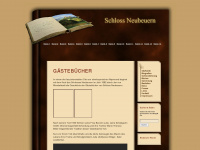 gaestebuecher-schloss-neubeuern.de Webseite Vorschau