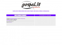 gospel.it Webseite Vorschau