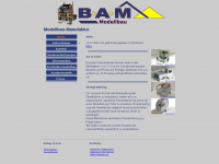 bam-modellbau.de Webseite Vorschau