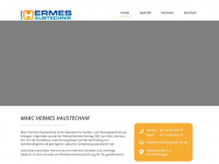 hermes-haustechnik.de Webseite Vorschau
