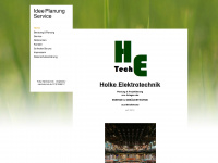 holke-elektrotechnik.de Webseite Vorschau