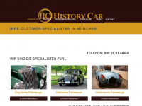 historycar-munich.de Webseite Vorschau