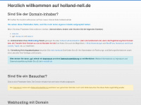 holland-nell.de Webseite Vorschau