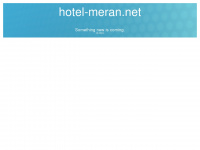 hotel-meran.net Webseite Vorschau