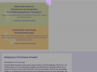 heilpraxis-knebel.de Webseite Vorschau