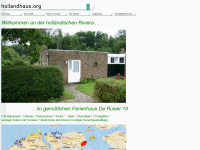 hollandhaus.org Webseite Vorschau