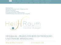 heilraum-stuebiger.de Webseite Vorschau