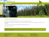 holledauer-transport.de Webseite Vorschau