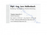 hollenbach-bensheim.de Webseite Vorschau