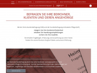 heim-kundenbefragung.de Webseite Vorschau