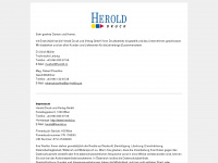 herold.cc Webseite Vorschau