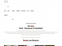 hotel-restaurant-anna.de Webseite Vorschau