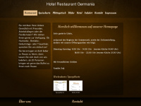 hotel-restaurant-germania.de Webseite Vorschau