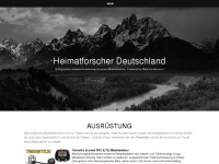 heimatforscher.de Webseite Vorschau
