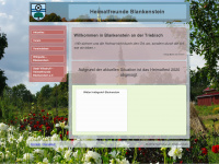 heimatfreunde-blankenstein.de Webseite Vorschau