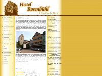 hotel-rosenbuehl.de Webseite Vorschau