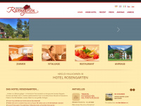 hotel-rosengarten.com Webseite Vorschau