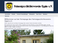 heimatgeschichtsverein-oppin.de Webseite Vorschau