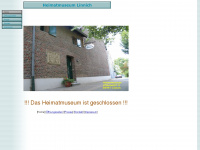 heimatmuseum-linnich.de Webseite Vorschau