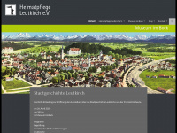 heimatpflege-leutkirch.de Webseite Vorschau