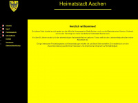heimatstadt-aachen.de Webseite Vorschau