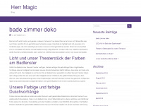 herr-magic.de Webseite Vorschau