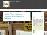 heimatverein-altenberge.eu Webseite Vorschau