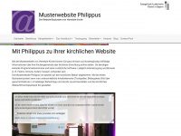 musterwebsite-evangelisch.de Webseite Vorschau