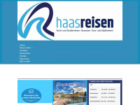 haas-reisen.de Webseite Vorschau