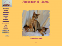 abessinier-al-jamal.de Webseite Vorschau
