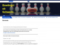 bowlingclub-schwerin.de Webseite Vorschau