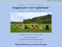 deutsche-doggen-vogtlandeck.de Webseite Vorschau