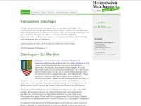 heimatverein-steinhagen.de Webseite Vorschau