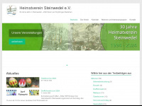 heimatverein-steinwedel.de Webseite Vorschau
