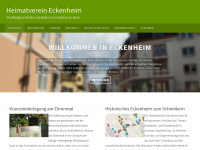 heimatvereineckenheim.de Webseite Vorschau