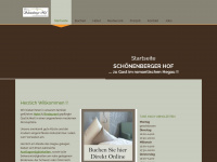 hotel-schoenenberger-hof.de Webseite Vorschau