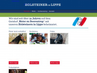 holsteiner-in-lippe.de Webseite Vorschau