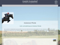 holsteiner-sportpferde.de Webseite Vorschau