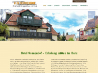 hotel-sonnenhof-harz.de Webseite Vorschau