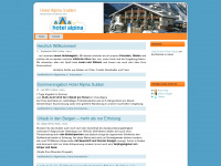 hotel-sulden.info Webseite Vorschau