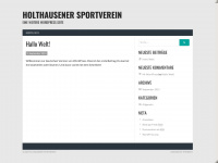 holthausener-sv.de Webseite Vorschau