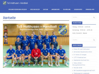 holthusen-handball.de Webseite Vorschau