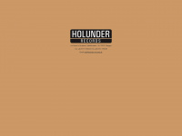 holunder-records.de Webseite Vorschau