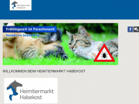 heimtiermarkt-habekost.de Webseite Vorschau