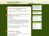 heimtiermesse.wordpress.com Webseite Vorschau