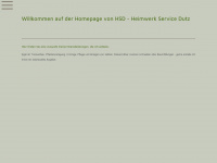 heimwerkservice-dutz.de Webseite Vorschau
